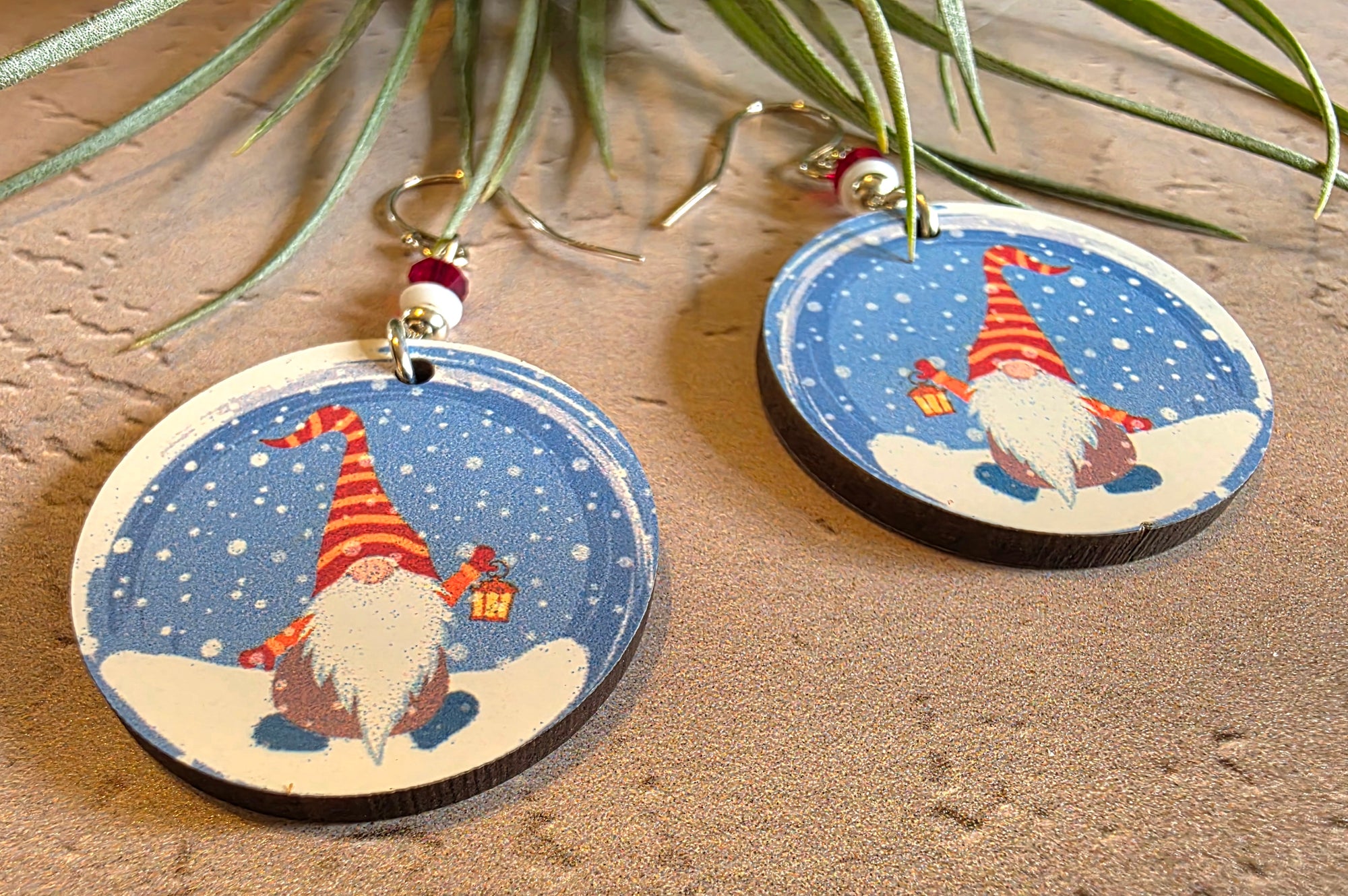 Winter Gnome Earrings
