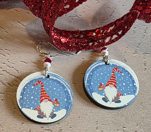 Winter Gnome Earrings
