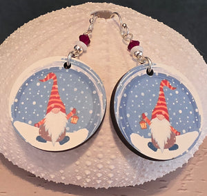 Winter Gnome Earrings