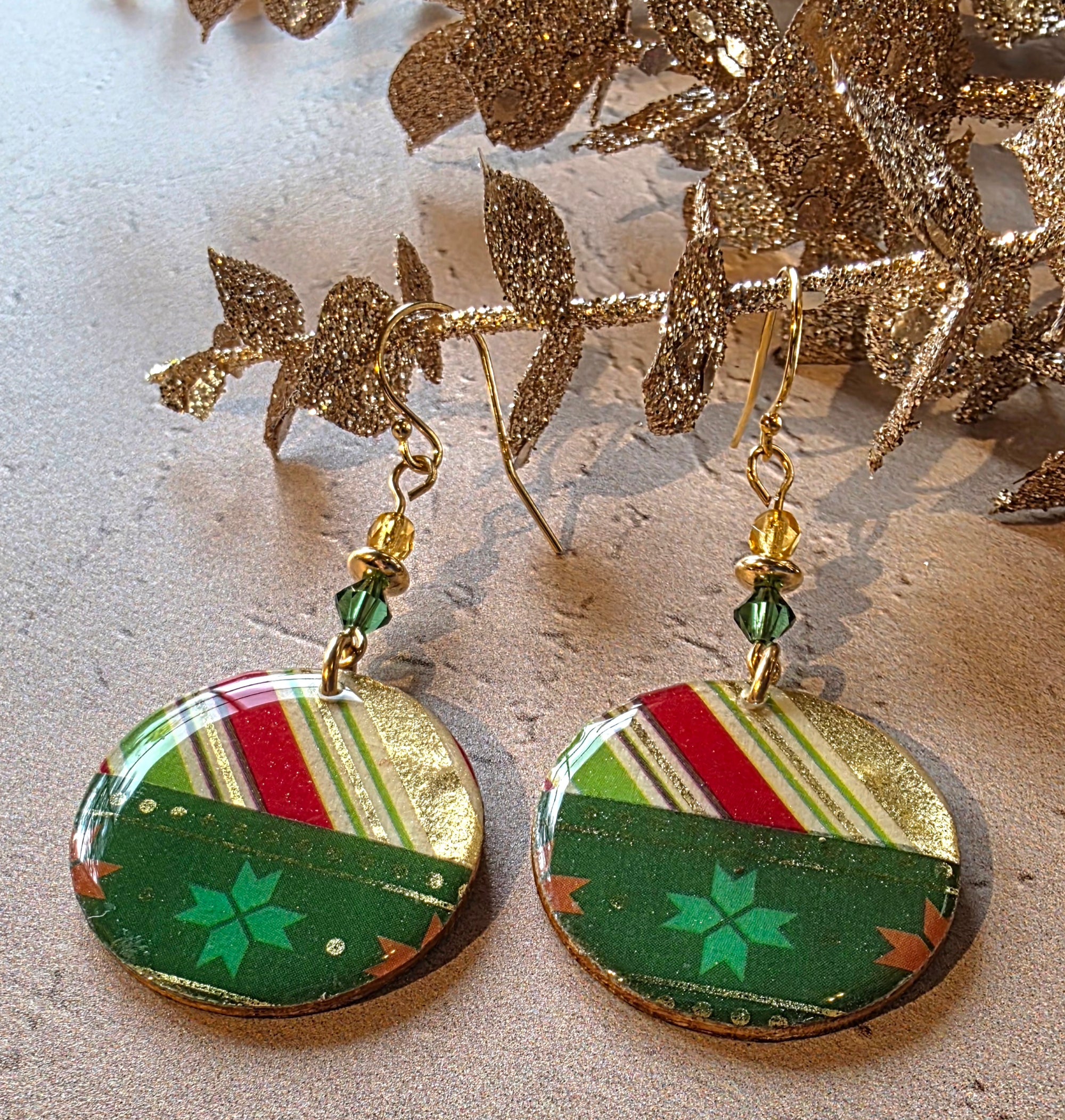 Wrapped Present Earrings