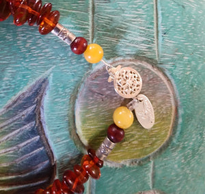 Amber Fish Necklace - UniqueCherie