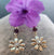 Amethyst Flower Earrings - UniqueCherie