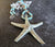 Starfish and Aquamarine Necklace - UniqueCherie