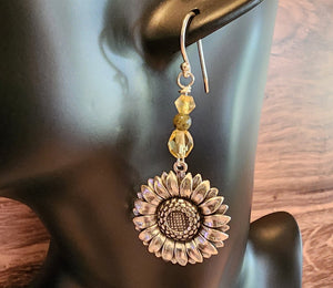 Sunflower Earrings - UniqueCherie