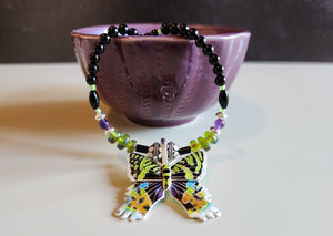 Sunset Moth Necklace - UniqueCherie