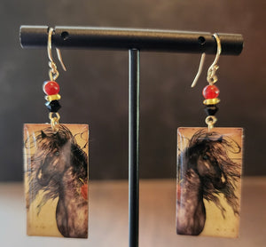 Supri Flowing Mane Earrings - UniqueCherie