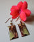 Supri Horse Head with Flowers Earrings - UniqueCherie