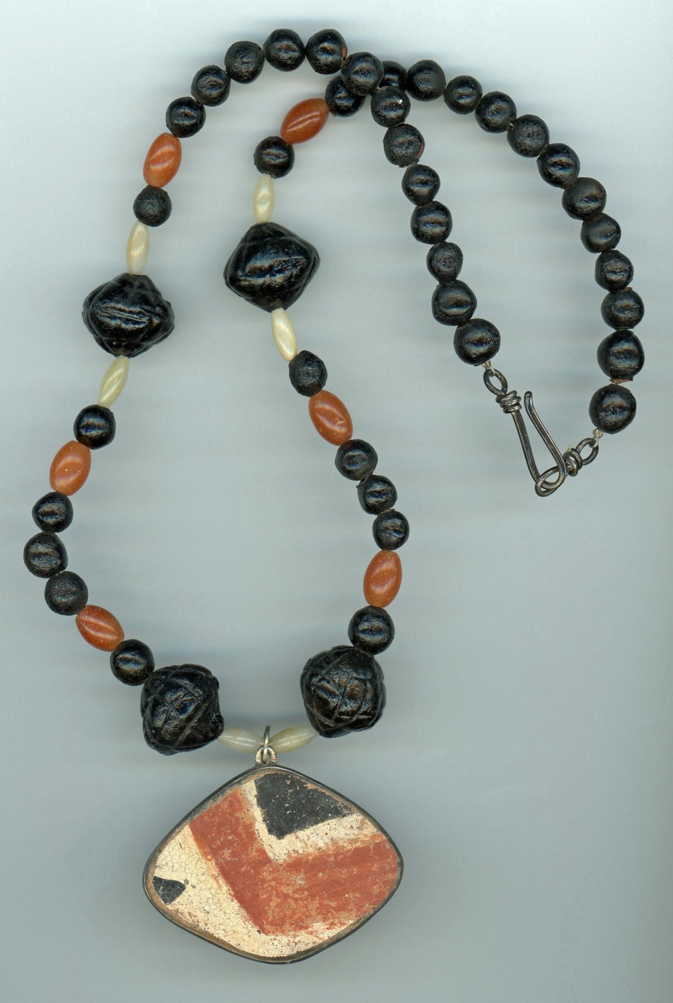 Anasazi Pottery and Fijian Necklace - UniqueCherie