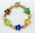 Cloisonné Starfish and Vermeil Bracelet - UniqueCherie