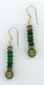 Emerald Green Crystal Earrings - UniqueCherie