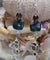 Golden Aqua Seahorse Earrings - UniqueCherie