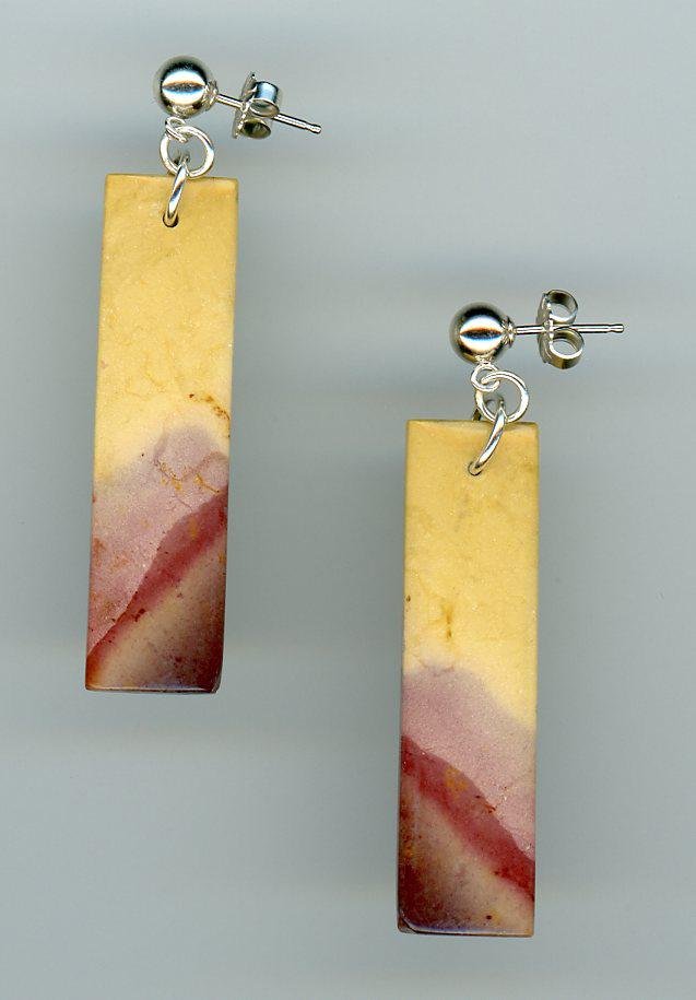 Mookaite Jasper Earrings - UniqueCherie
