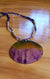 Purple and Yellow Druzy Geode Agate Necklace - UniqueCherie